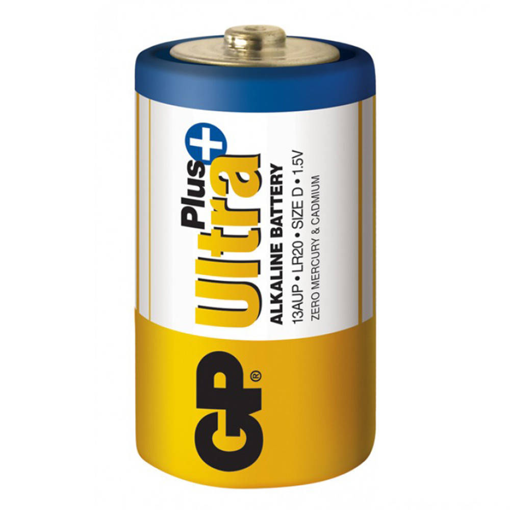 

Батарейка GP Ultra Plus Alkaline D LR20 1.5V, Blue