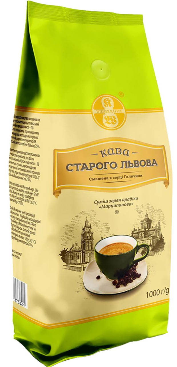 

Кофе зерновой Кава старого Львову Марципанова, 1кг