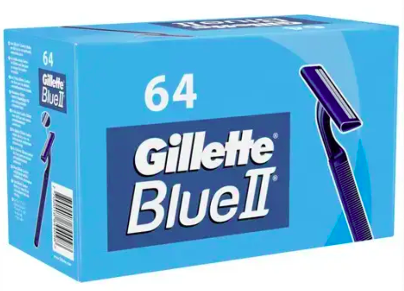 

Станки для бритья Gillette Blue 2, одноразовые (64 шт.), Синий