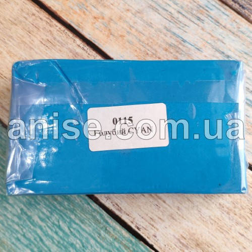 

Полимерная глина Пластишка, №0115 голубой циан, 250 г / Полімерна глина Пластішка, №0115 голубий CYAN, 250 г