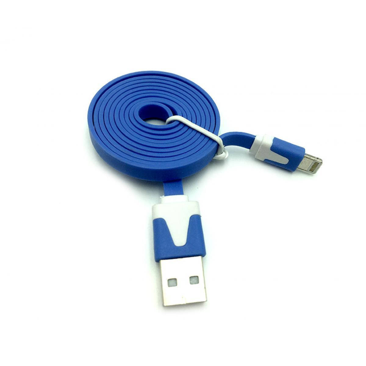 

Дата кабель FLAT iPhone 5 1m Blue (тех. упаковка), Синий