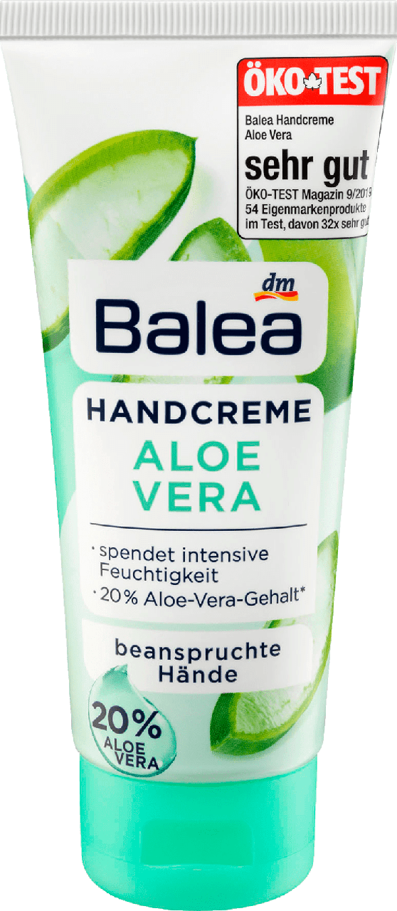 

Крем для рук Balea mit 20% Aloe-Vera, 100 ml.