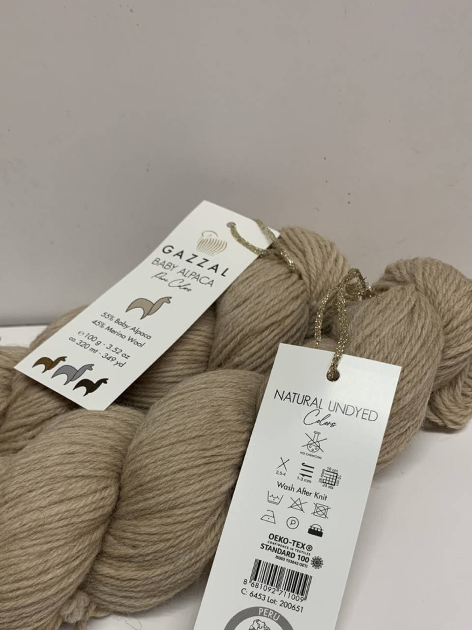 

Турецкая Пряжа Gazzal Baby alpaca pure colors