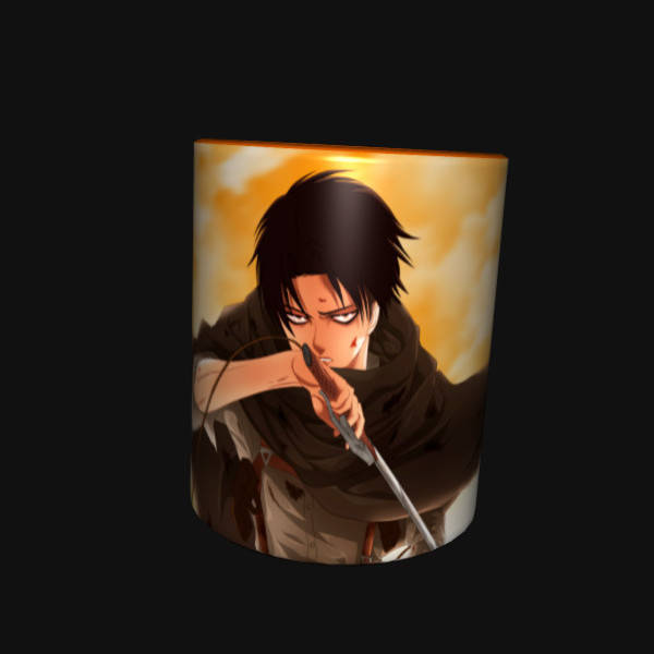 

Чашка Аниме Подарок Кружка Атака Титанов Леви Аккерман (0106)