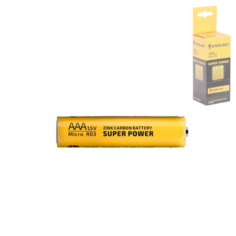 

Батарейка AAA R03 Enerlight, солевая 1.5В