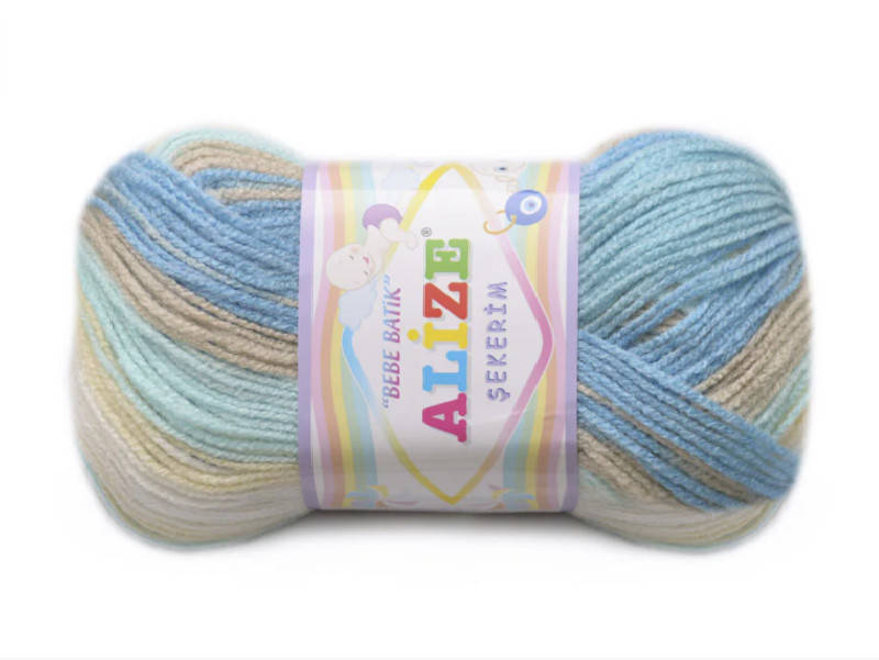 

Alize Sekerim bebe batik, №4398, Секционное крашение