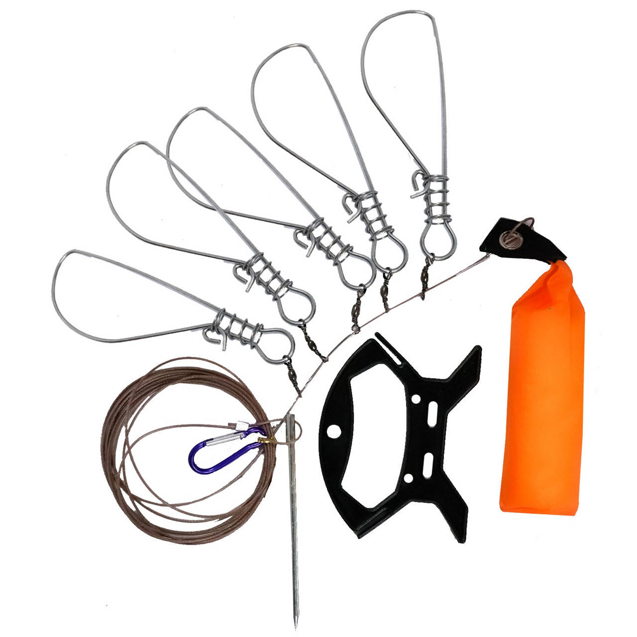 

Кукан з поплавком 5 карабінів