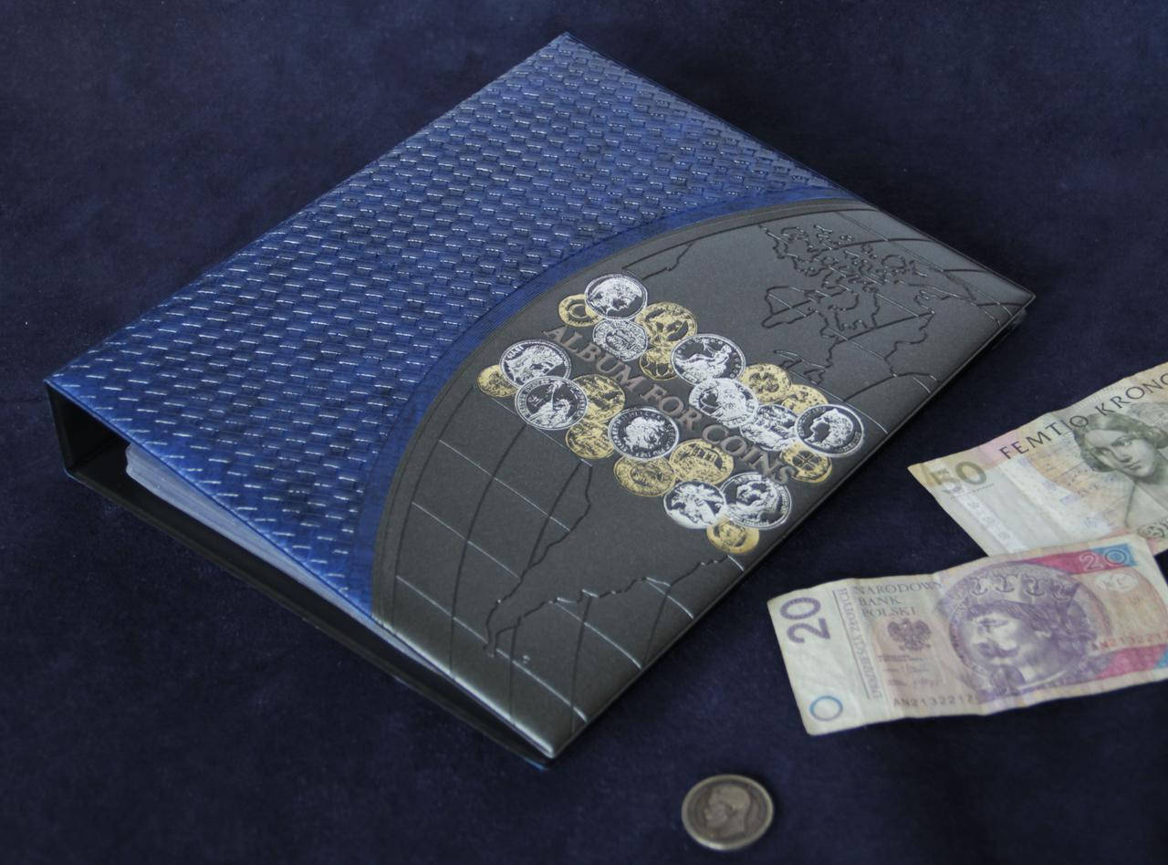 

Альбом для 692 монет и 12 бон ЛЮКС синий