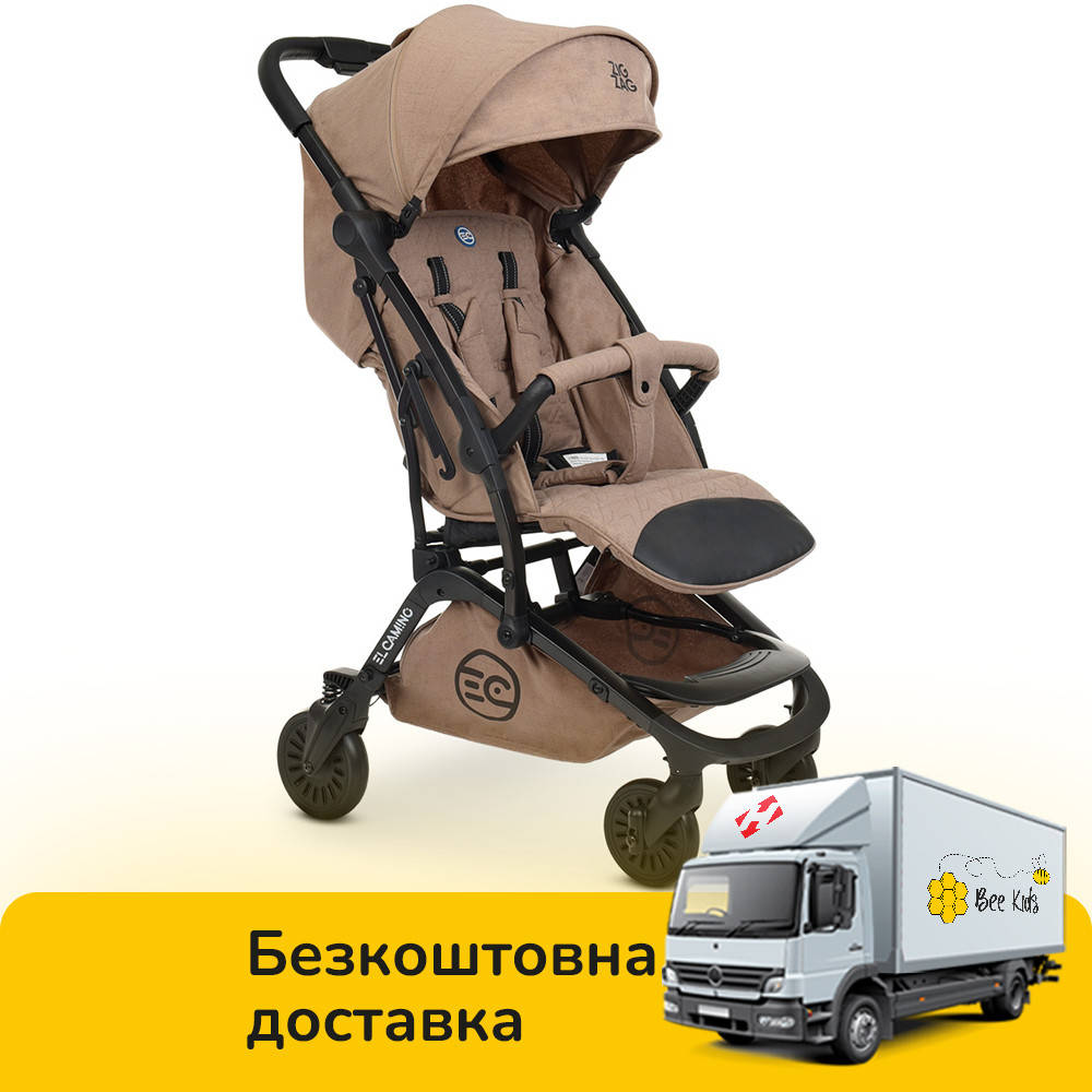 

Коляска прогулочная El CaminoZIGZAG ME 1040L Beige Бежевый