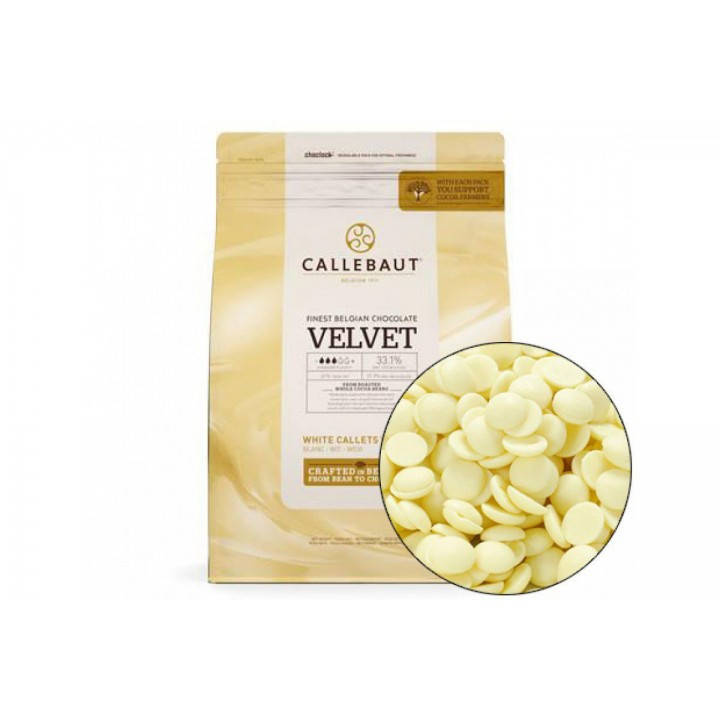 

Белый Бельгийский шоколад BARRY CALLEBAUT Velvet ( Барри Каллебаут), 100 грамм
