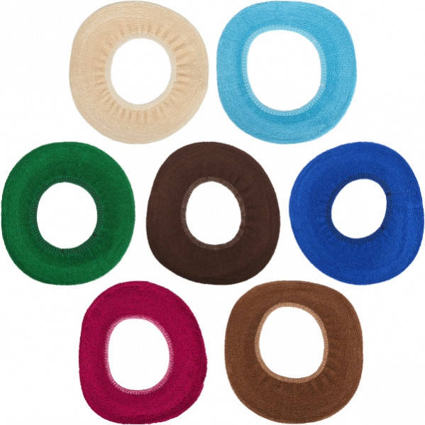 

Чехол для унитаза однотонный махра D30 см, Разные цвета