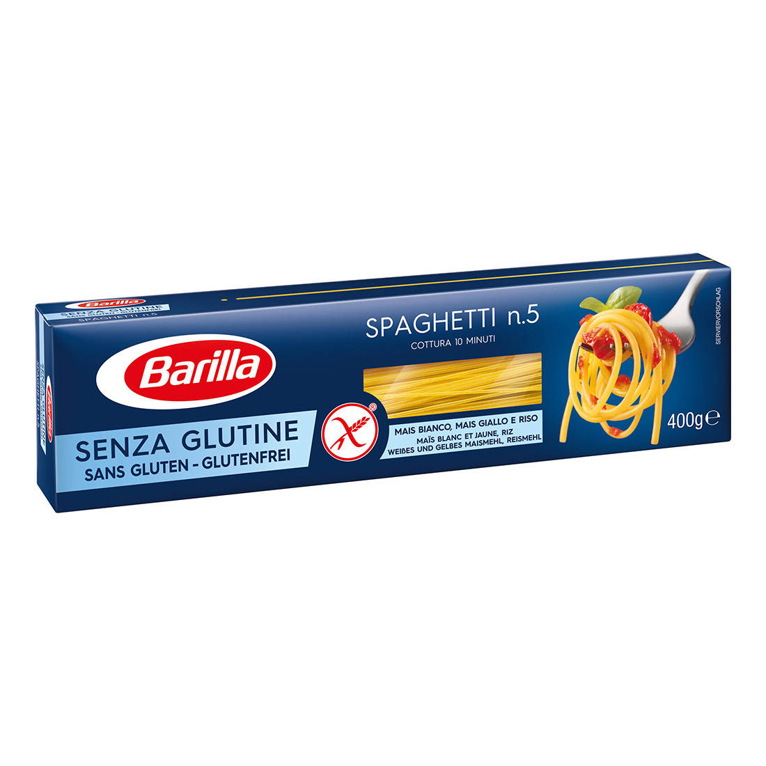 

BARILLA SENZA GLUTINE (БЕЗ ГЛЮТЕНА), 400 Г Барилла Без Глютена 3 вида
