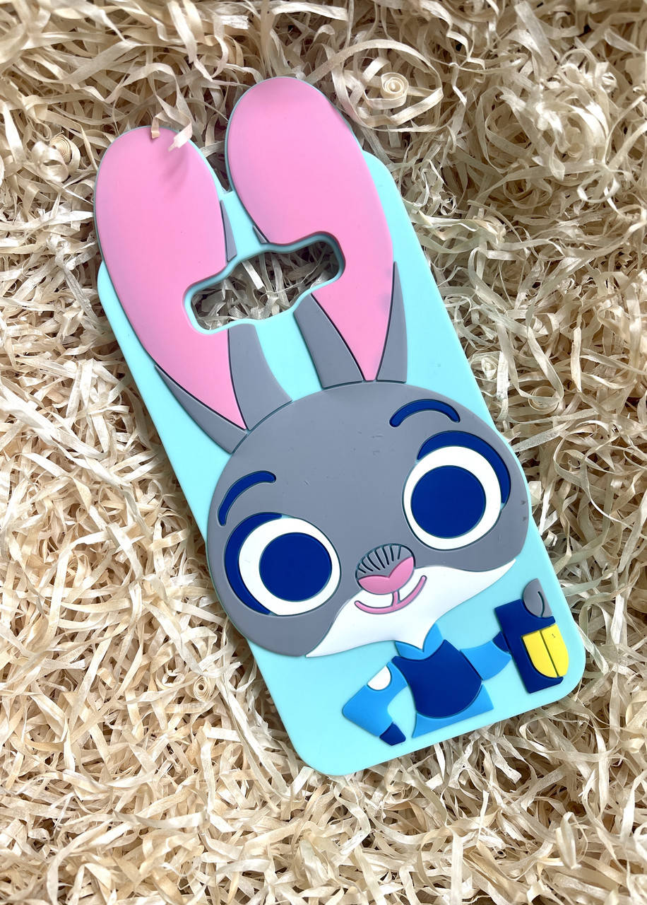 

Силиконовый чехол Джуди Хоппс для Samsung J7, Mint, Бирюзовый