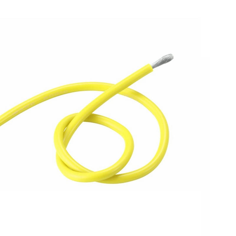 

Провод силиконовый 12 AWG - 3,4 кв.мм (680х0,08) 1 м Желтый