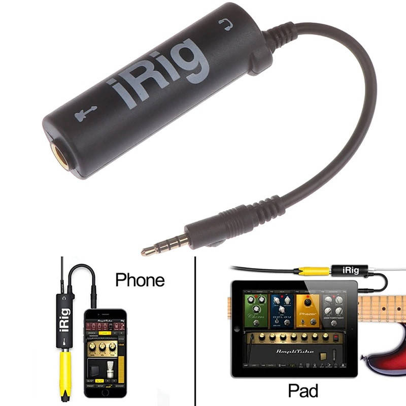 

IRig звуковая карта для подключения электрогитары к смартфону