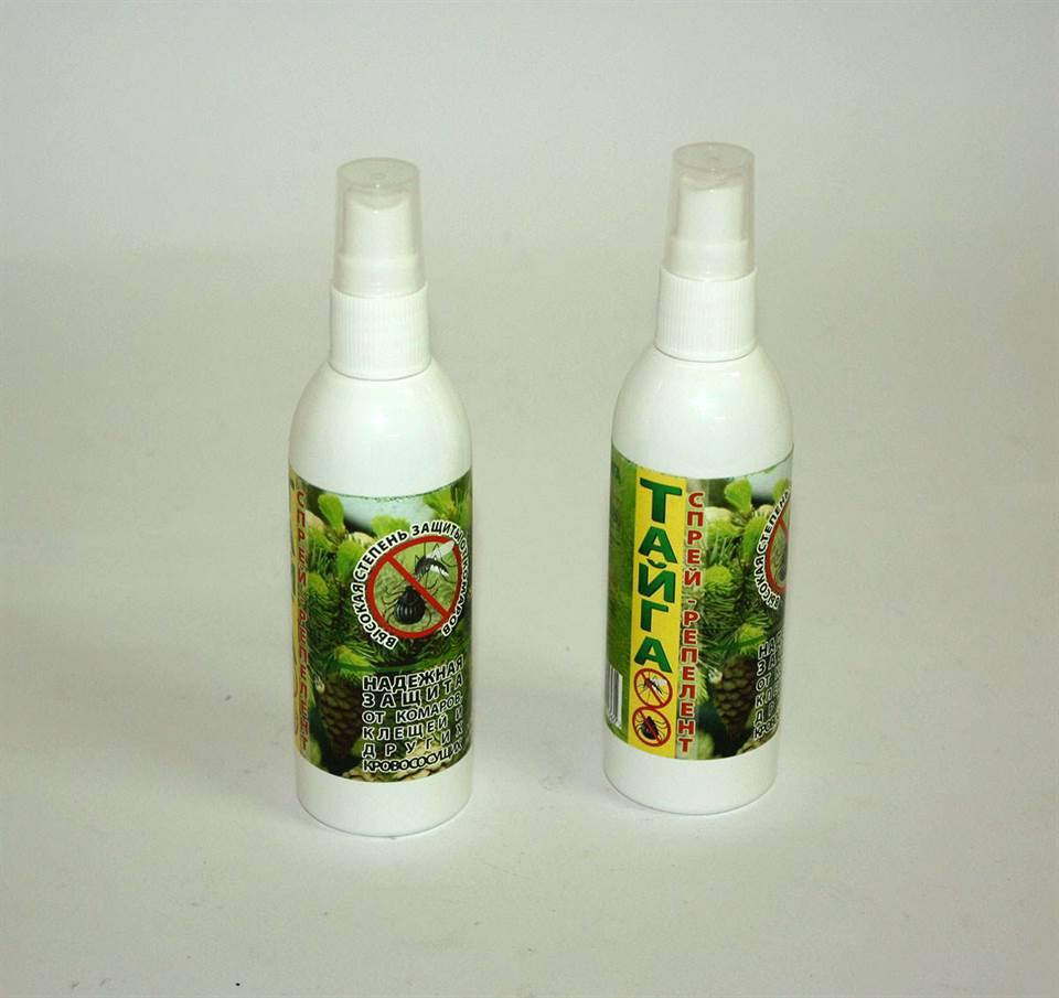 

Спрей от насекомых ТАЙГА 100ml защита от комаров, клещей