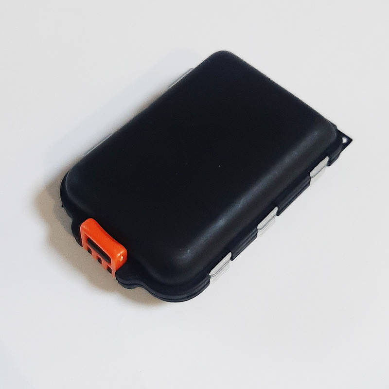 

Коробка для крючков двойная 10 отделений черная