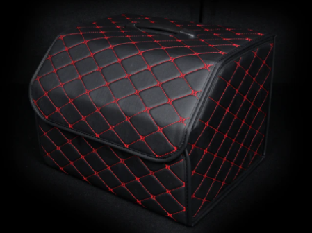 

Органайзер складной для багажника авто 40,5*30*29 см. Черный с красным