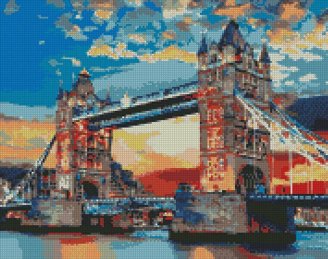

Алмазная мозаика AMO7037 Лондонский мост, 40x50см. Идейка на подрамнике