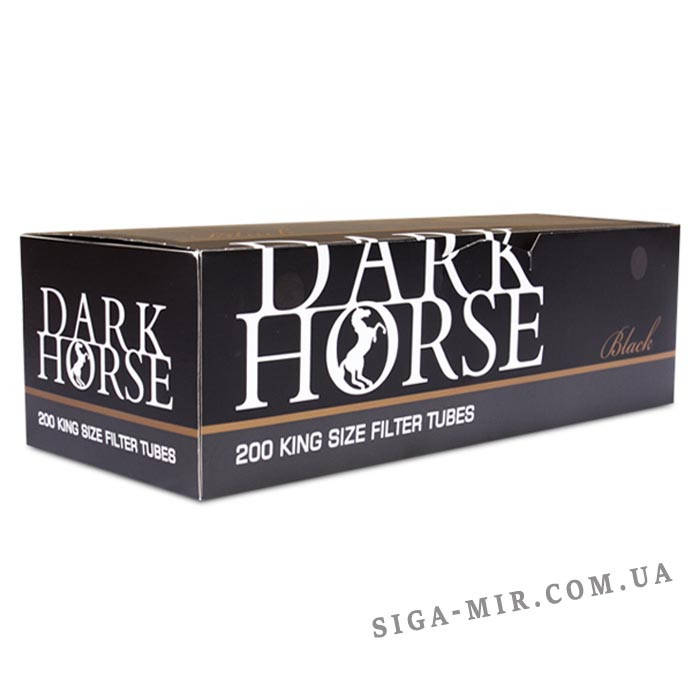 

Сигаретные гильзы Dark Horse Black 200 шт