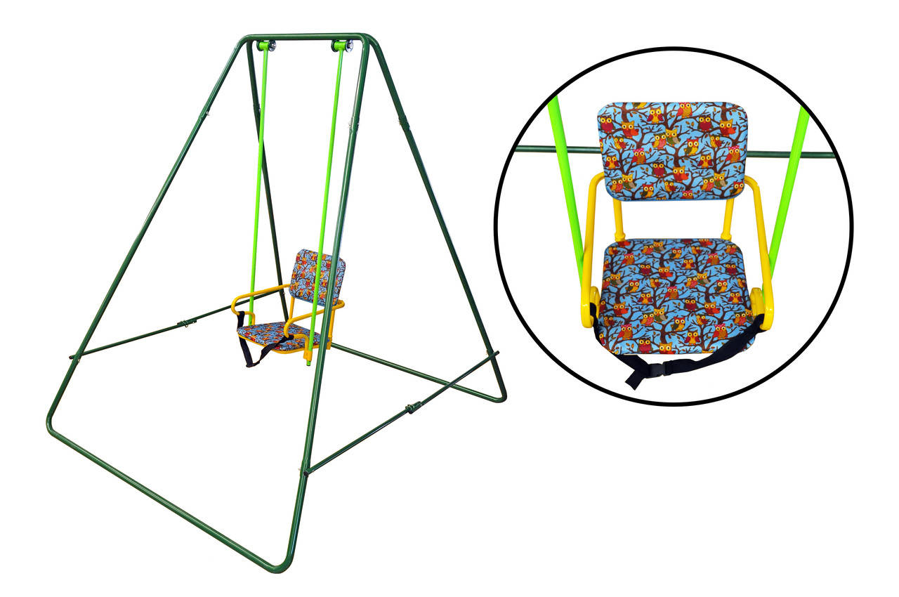 

Напольная детская металлическая качеля Take-Ride baby swing Украина, Разные цвета