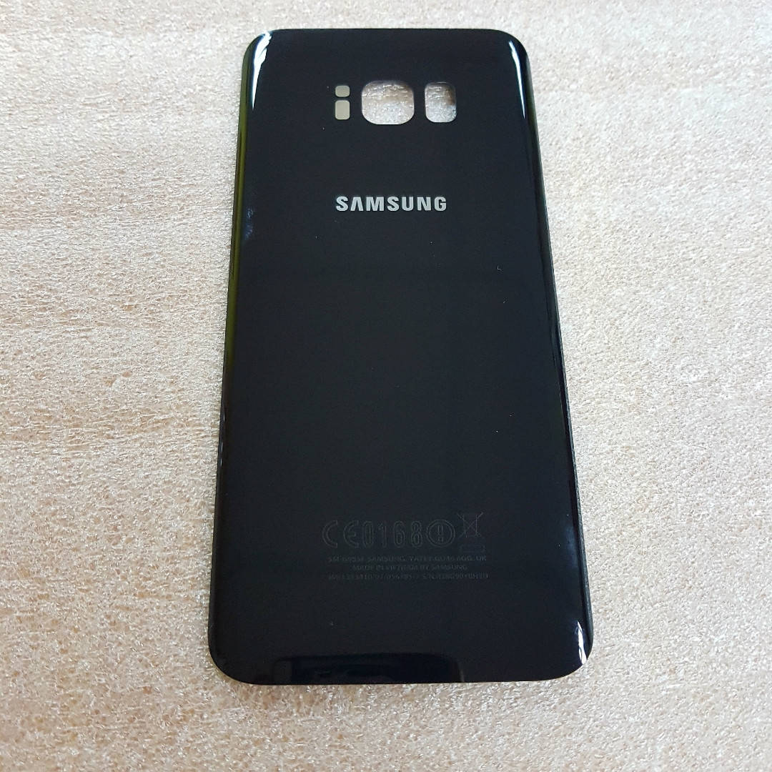 

Задняя крышка для Samsung Galaxy S8 Plus G955F черная (Midnight black) стекло, Черный