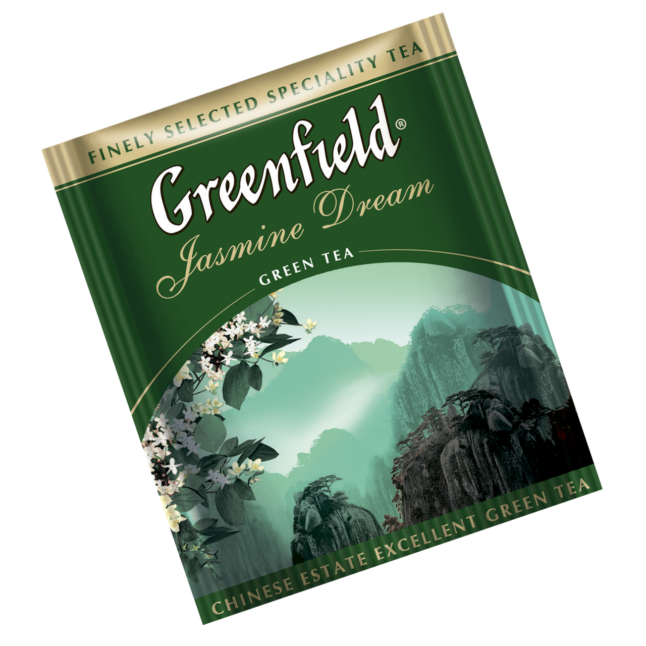 

Чай зеленый пакетированный Greenfield "Jasmine Dream" Жасмин 100шт (полиэтиленовый пакет)