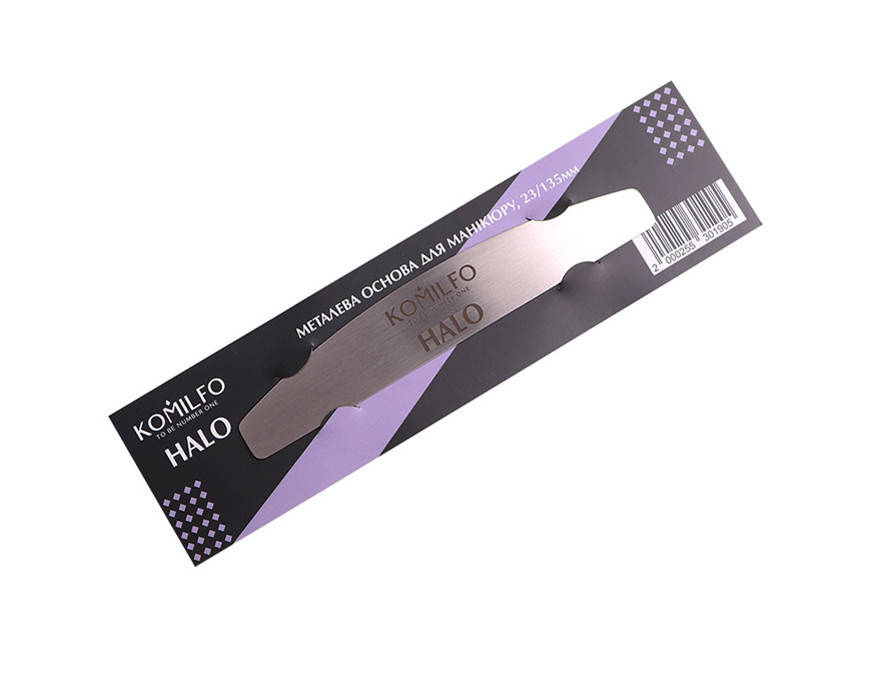

Komilfo металлическая основа для маникюра - HALO, 23/135 мм