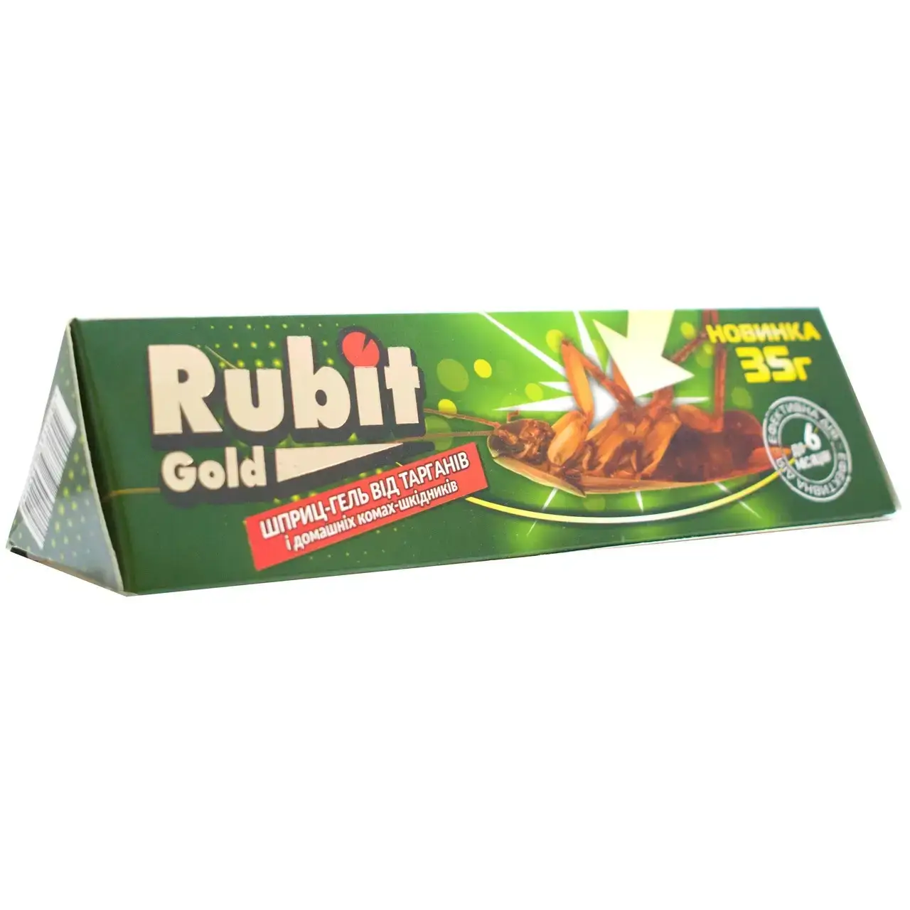 

Шприц гель Rubit (Рубит) Голд от тараканов и муравьев, 35 г