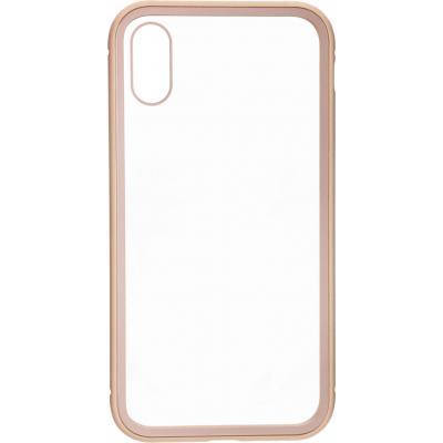 

Чехол для моб. телефона Armorstandart Magnetic Case 1 Gen. iPhone XS Clear/Gold (ARM53385), Прозрачный