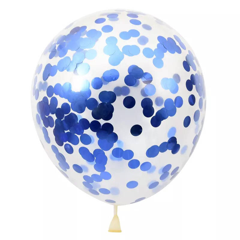 

Шары Конфетти синее 30см