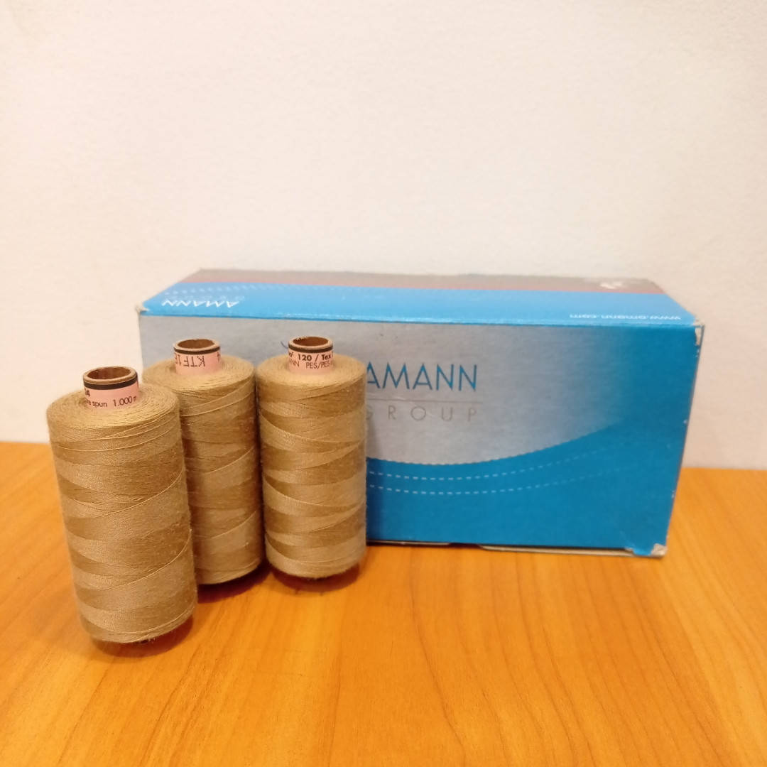 

Нитка AMANN Saba c №120 1000 м., Бежевый
