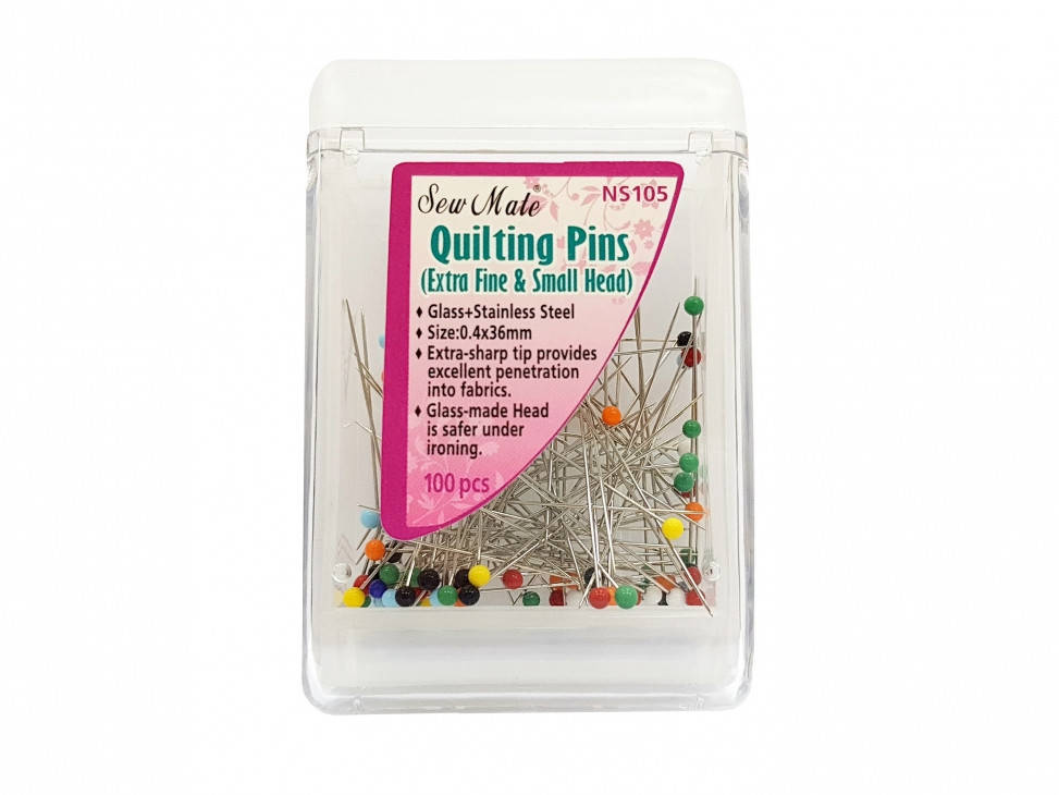 

Булавки з склянними головками, дуже тонкі (0,40х36мм) SewMate