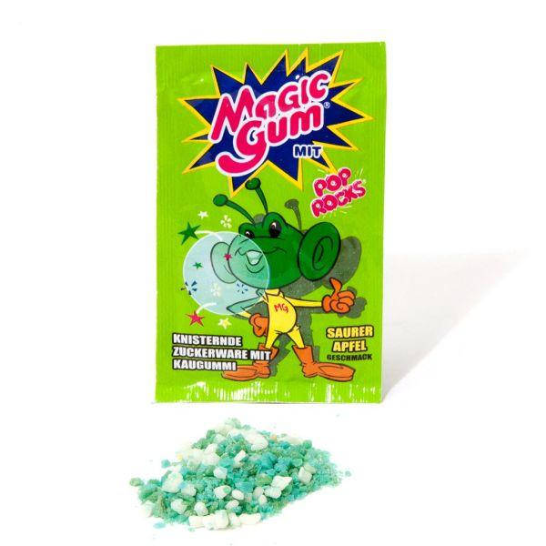 

Шипучая карамель с жвачкой Magic Gum Sour Apple 7 g