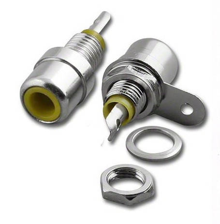 

Гнездо RCA, крепление к корпусу (d=5,7mm) (цвета в асорт.)
