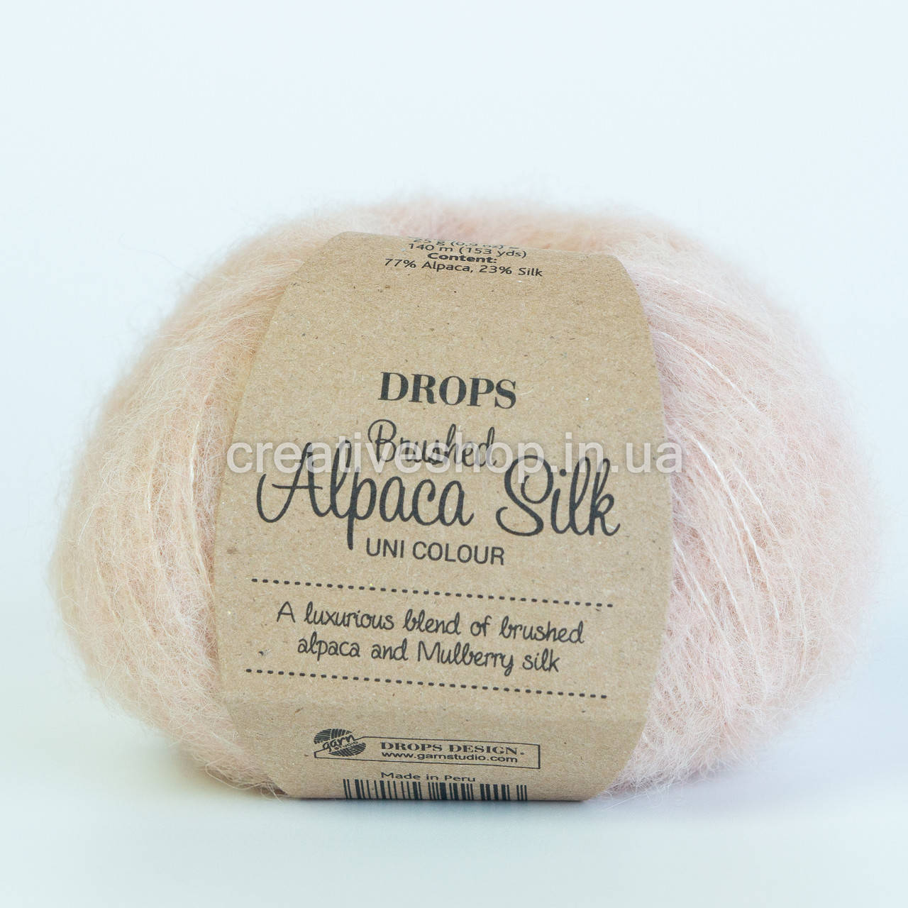 

Пряжа Drops Brushed Alpaca Silk (цвет 20 pink sand)
