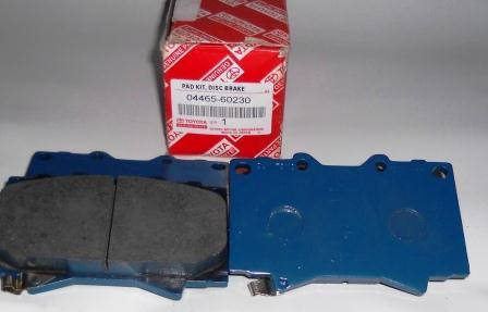 

Передние колодки 04465-60230. TOYOTA