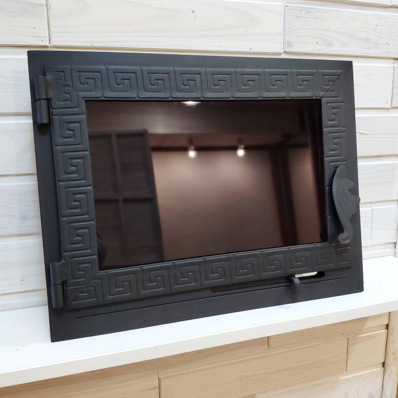 

Дверца камина Hetta Mia h325*405мм с черным стеклом Neoceram Black