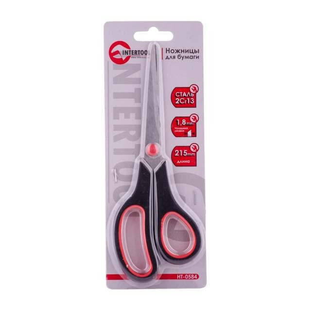 

Ножницы для бумаги 215 мм INTERTOOL HT-0584