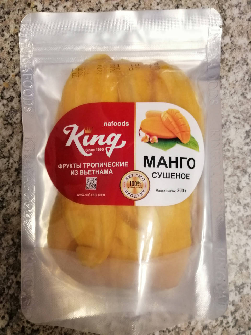 

Манго сушеное King