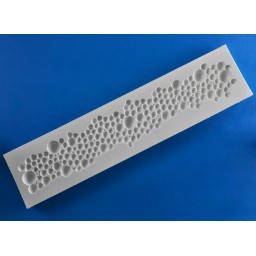 

Силиконовый молд Бордюр Пузыри, 21*4,9см