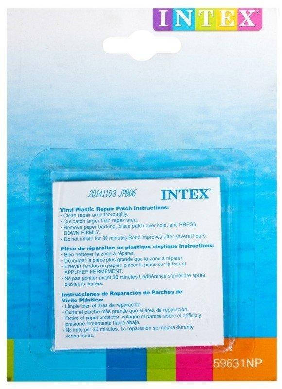 

Самоклейки Intex 59631. Размер 7 х 7 см, 6 шт, Vse-detyam