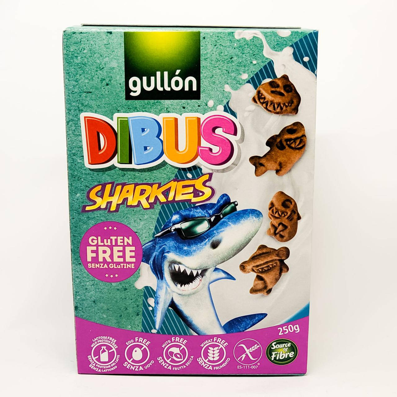 

Печенье Gullon Dibus Sharkies 250 gramm