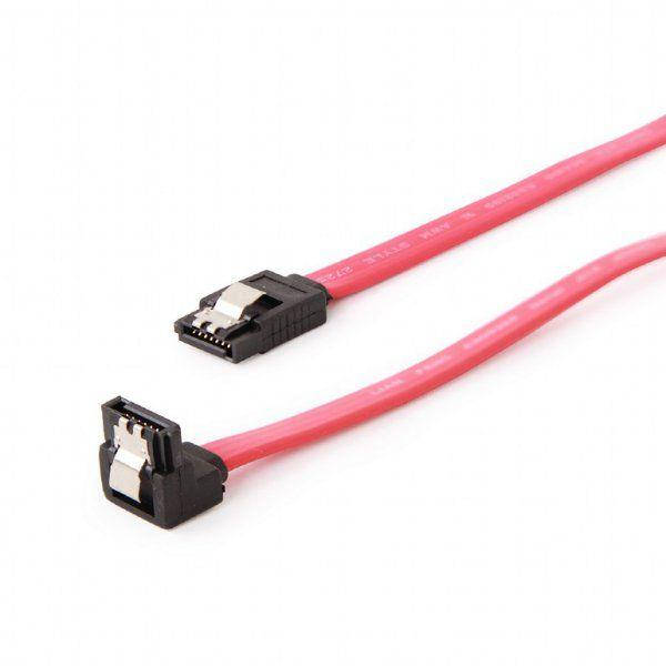 

Сата кабель передачи данных угловой 50см Cablexpert SATA III (3) M-M (CC-SATAM-DATA90)
