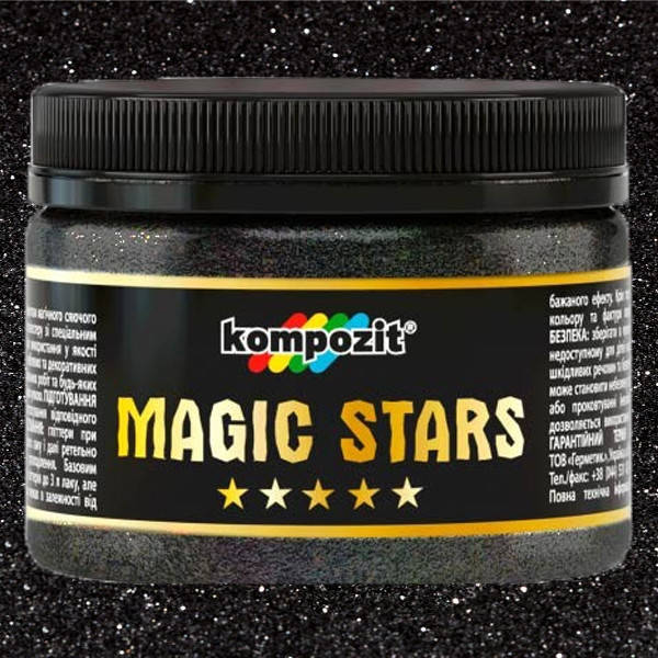 

Глітер KOMPOZIT MAGIC STARS 60гр Чорний оксамит