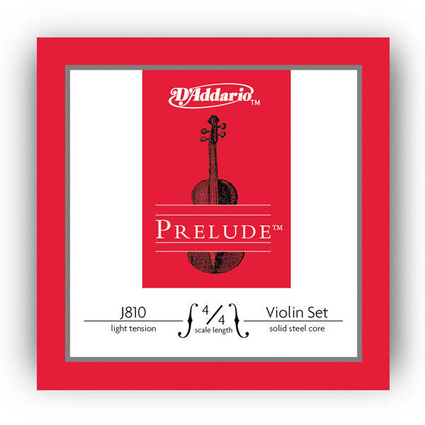 

Набір струн для скрипки D`ADDARIO J810 4/4L Prelude 4/4L (м'які)