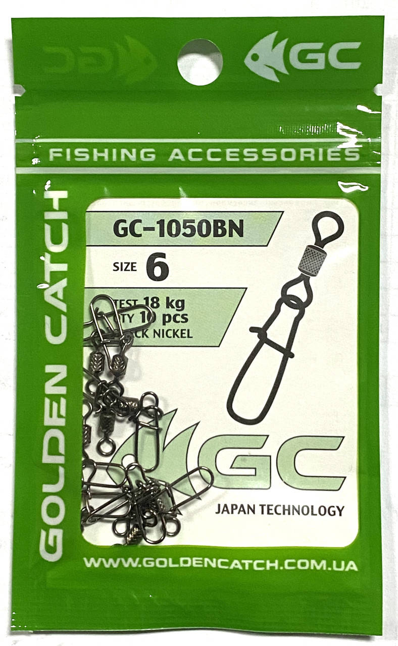 

Карабин Golden catch 6, (10шт.),18кг.