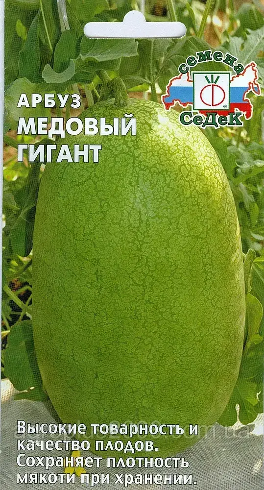 

Семена Арбуз Медовый Гигант 1 грамм Седек