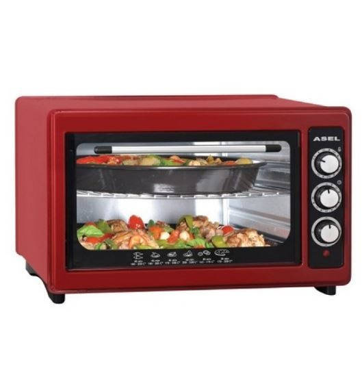 

Печь электрическая,духовка,духовой шкаф ,электродуховка,электропечь ASEL Турция красная