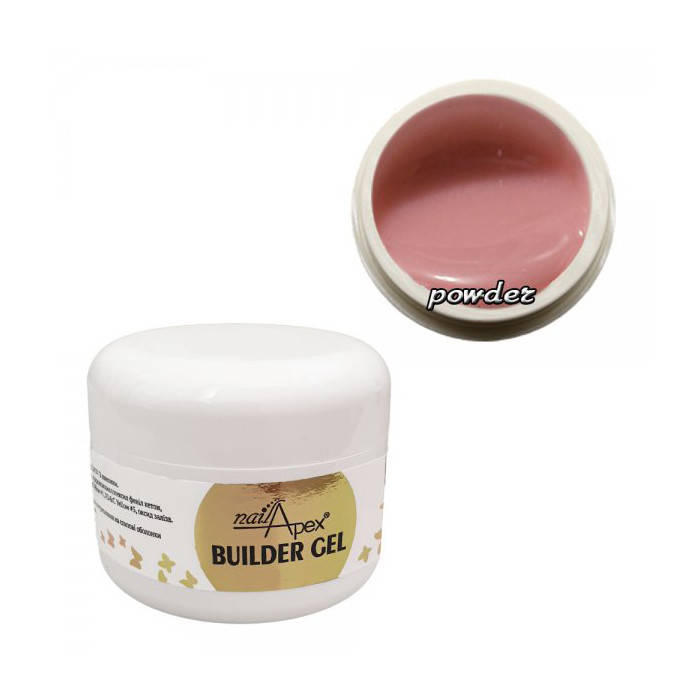 

Nailapex Powder Builder Gel - гель для наращивания без опила розовато-бежевый, 30 мл